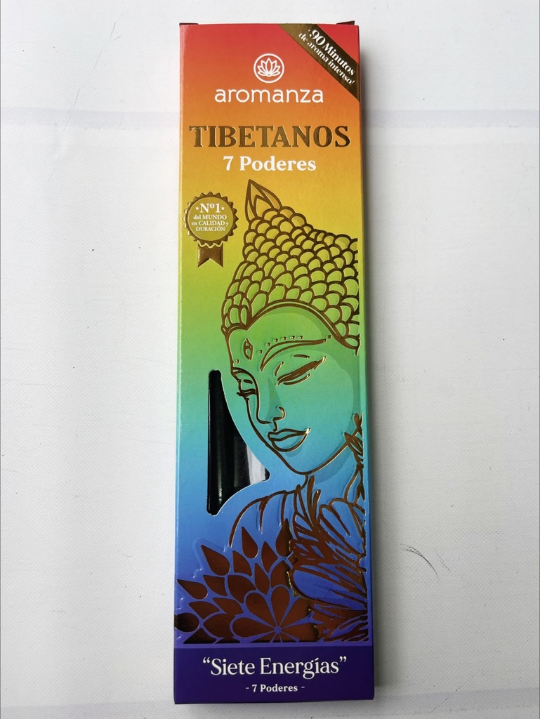 Sahumerios TIBETANOS 7 PODERES "Siete energías" x 8 uni AROMANZA