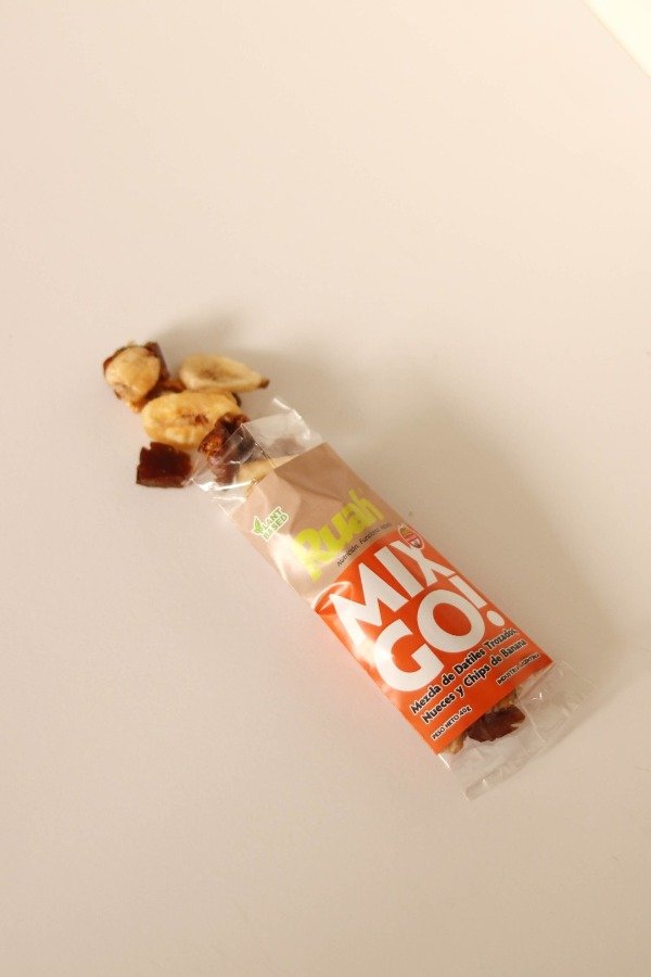 MIX GO! Mezcla de datiles trozados nueces y banana x 40g x 10 SIN TACC RUAH