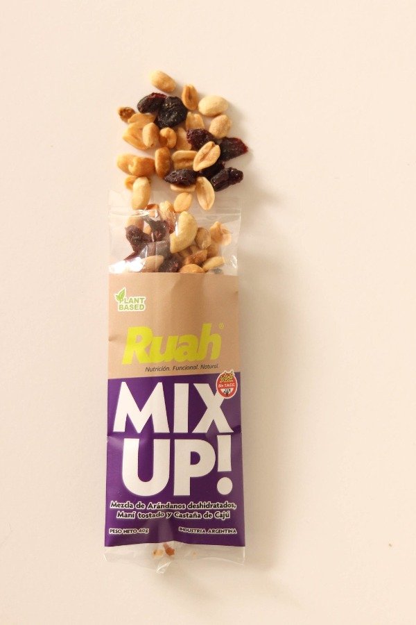 MIX UP! Mezcla de ándanos, maní y castaña de cajú x 40g x 10 SIN TACC RUAH