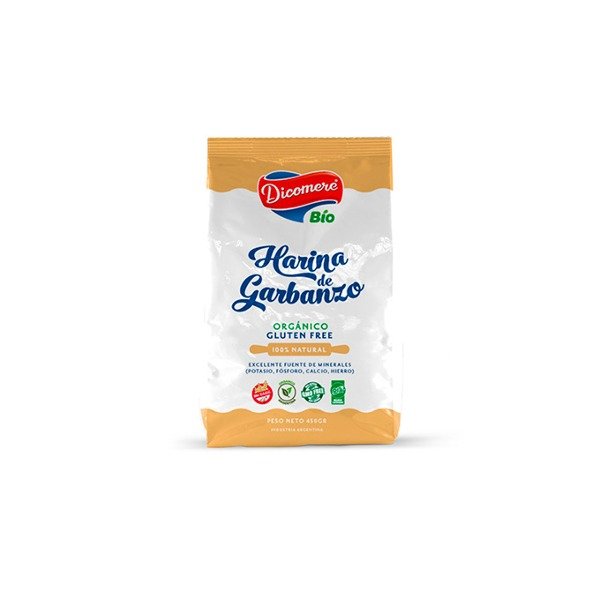 HARINA de GARBANZO x 450gr ORGANICO DICOMERE
