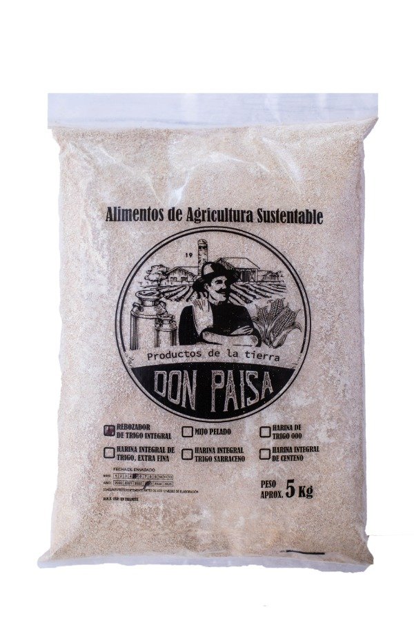 Harina INTEGRAL de trigo Orgánica x 5kg DON PAISA