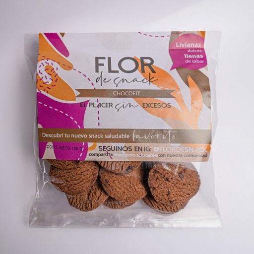 2x1 x Vencimiento 9/8 - Galletitas CHOCOFIT x 100 G FLOR de snack