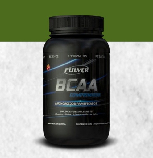 [PULVE20258357] BCAA comprimidos AMINOÁCIDOS RAMIFICADOS SIN TACC x 120g PULVER