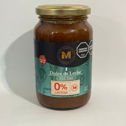 [DONAM16070626] Dulce de leche DESLACTOSADO sin tacc 450 gr - DOÑA MAGDALENA