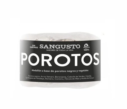 Hamburguesa POROTOS NEGROS berenjena y romero VEGANAS SIN TACC 4Ux110g SAN GUSTO