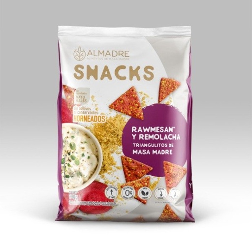 [ALMAD5199045] Snack VEGANO de RAWMESAN Y REMOLACHA x 133gr ALMADRE